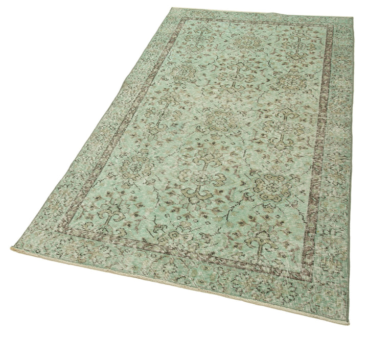3x6 Green Overdyed Rug - 37487