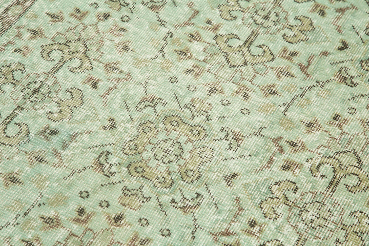 3x6 Green Overdyed Rug - 37487