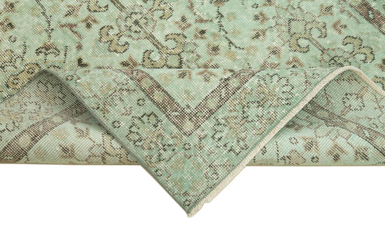 3x6 Green Overdyed Rug - 37487