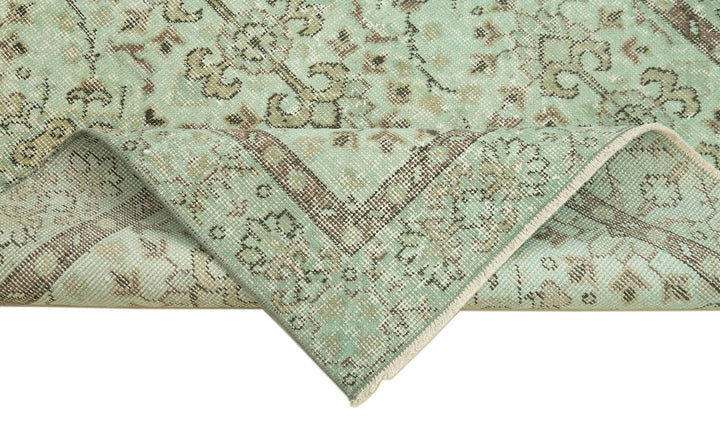 3x6 Green Overdyed Rug - 37487