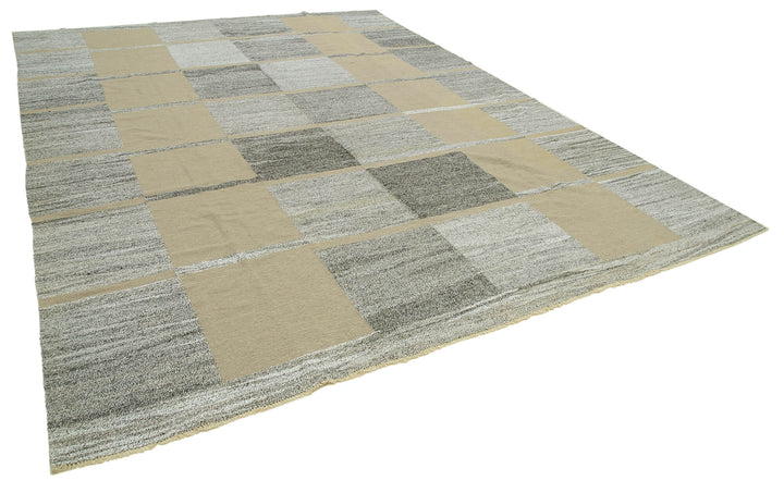10x14 Grey Contemporary Area Rug - 37490