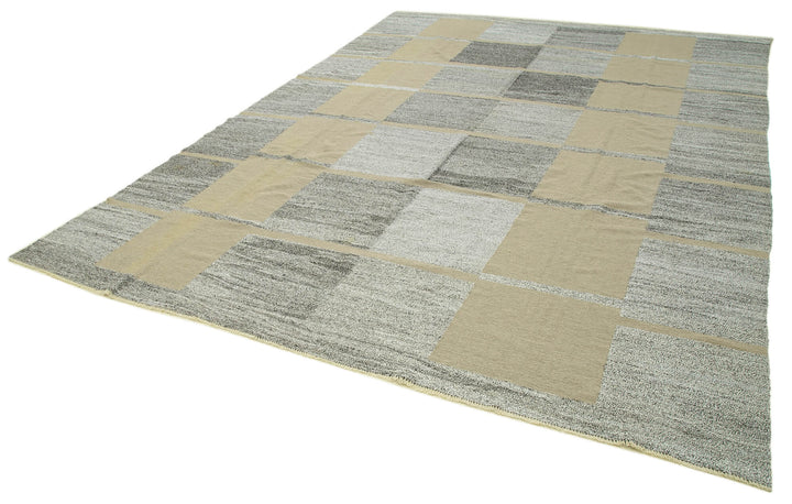 10x14 Grey Contemporary Area Rug - 37490