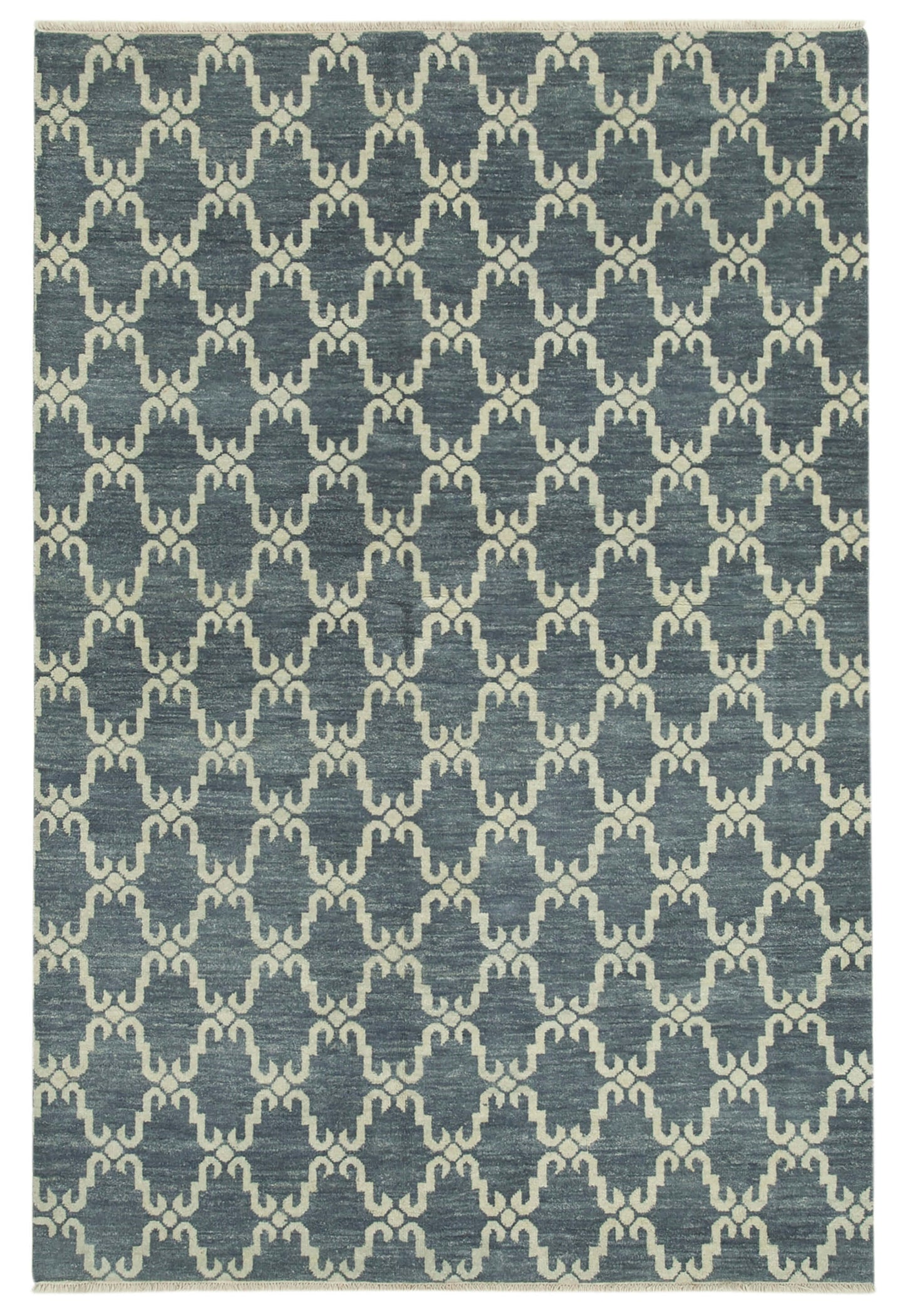 6x9 Blue Moroccan Rug - 37497