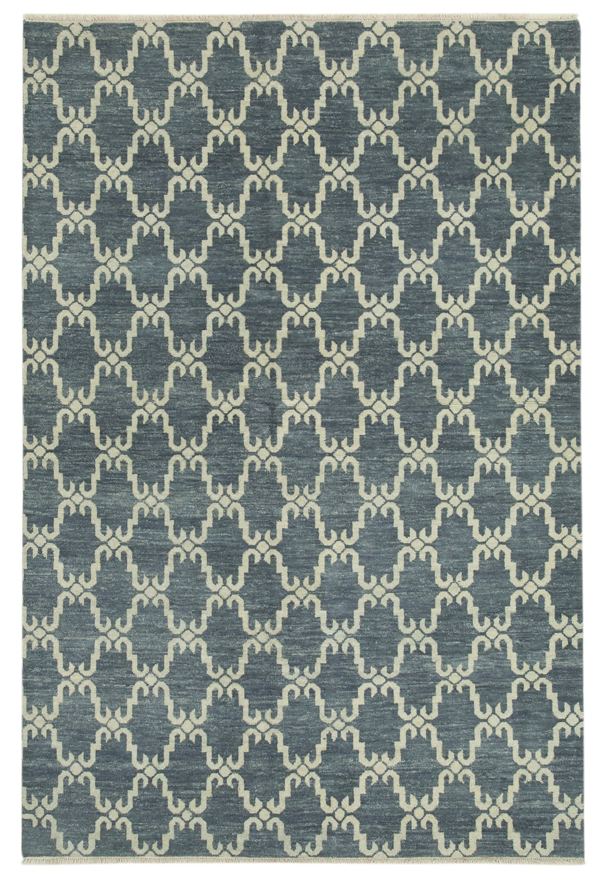 6x9 Blue Moroccan Rug - 37497