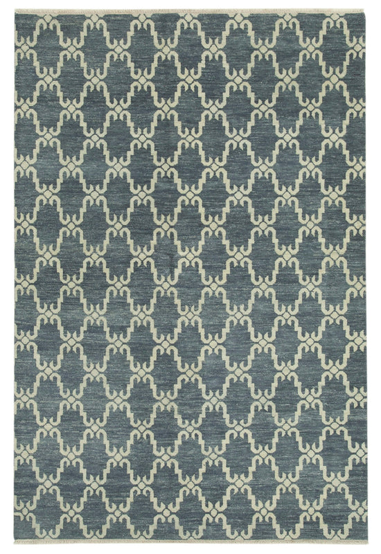 6x9 Blue Moroccan Rug - 37497