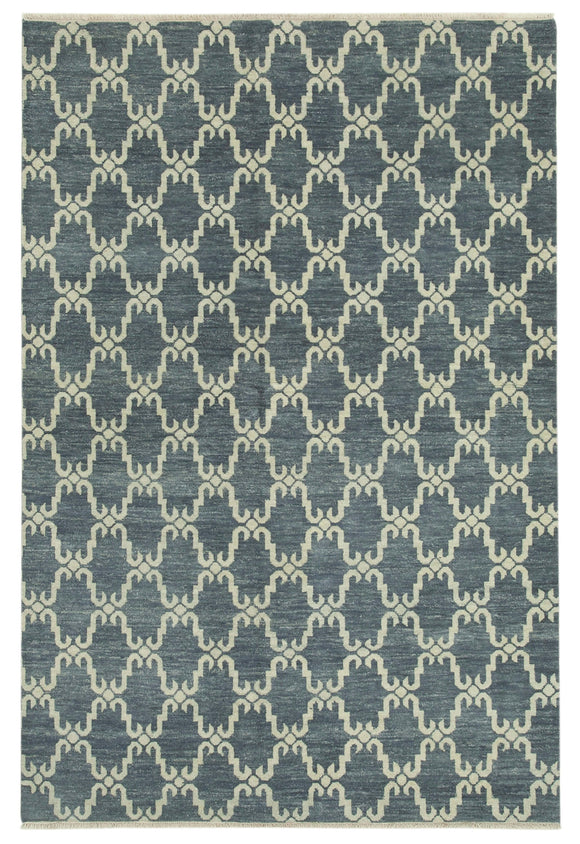 6x9 Blue Moroccan Rug - 37497