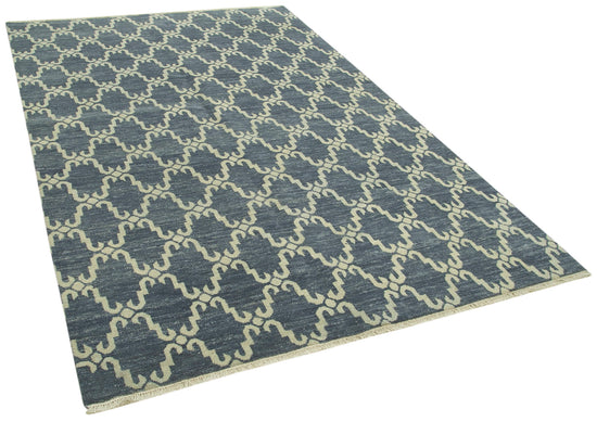 6x9 Blue Moroccan Rug - 37497