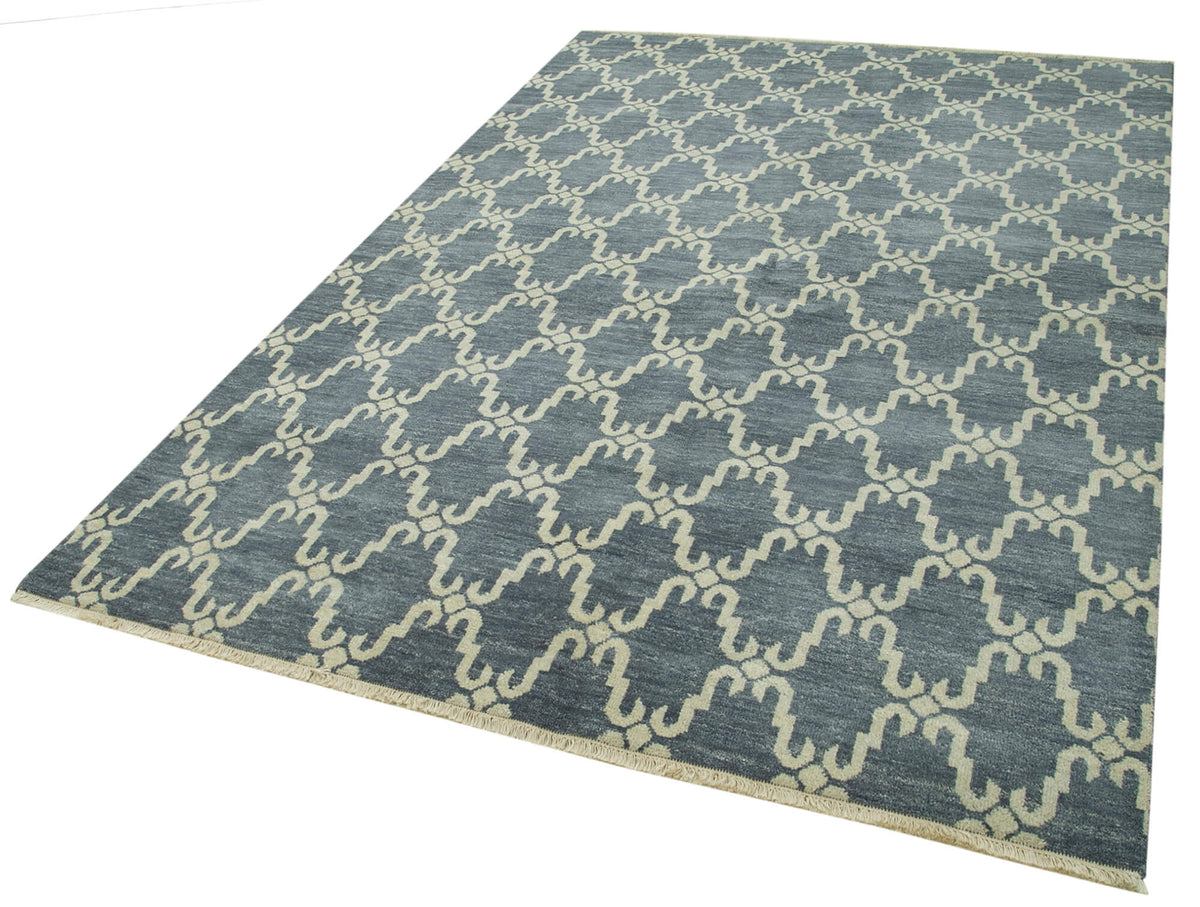 6x9 Blue Moroccan Rug - 37497