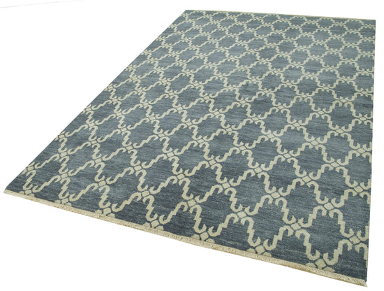 6x9 Blue Moroccan Rug - 37497