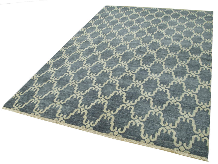6x9 Blue Moroccan Rug - 37497
