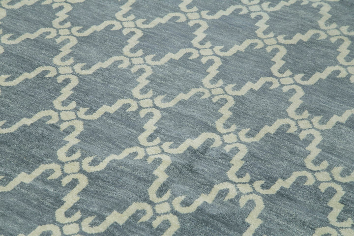 6x9 Blue Moroccan Rug - 37497