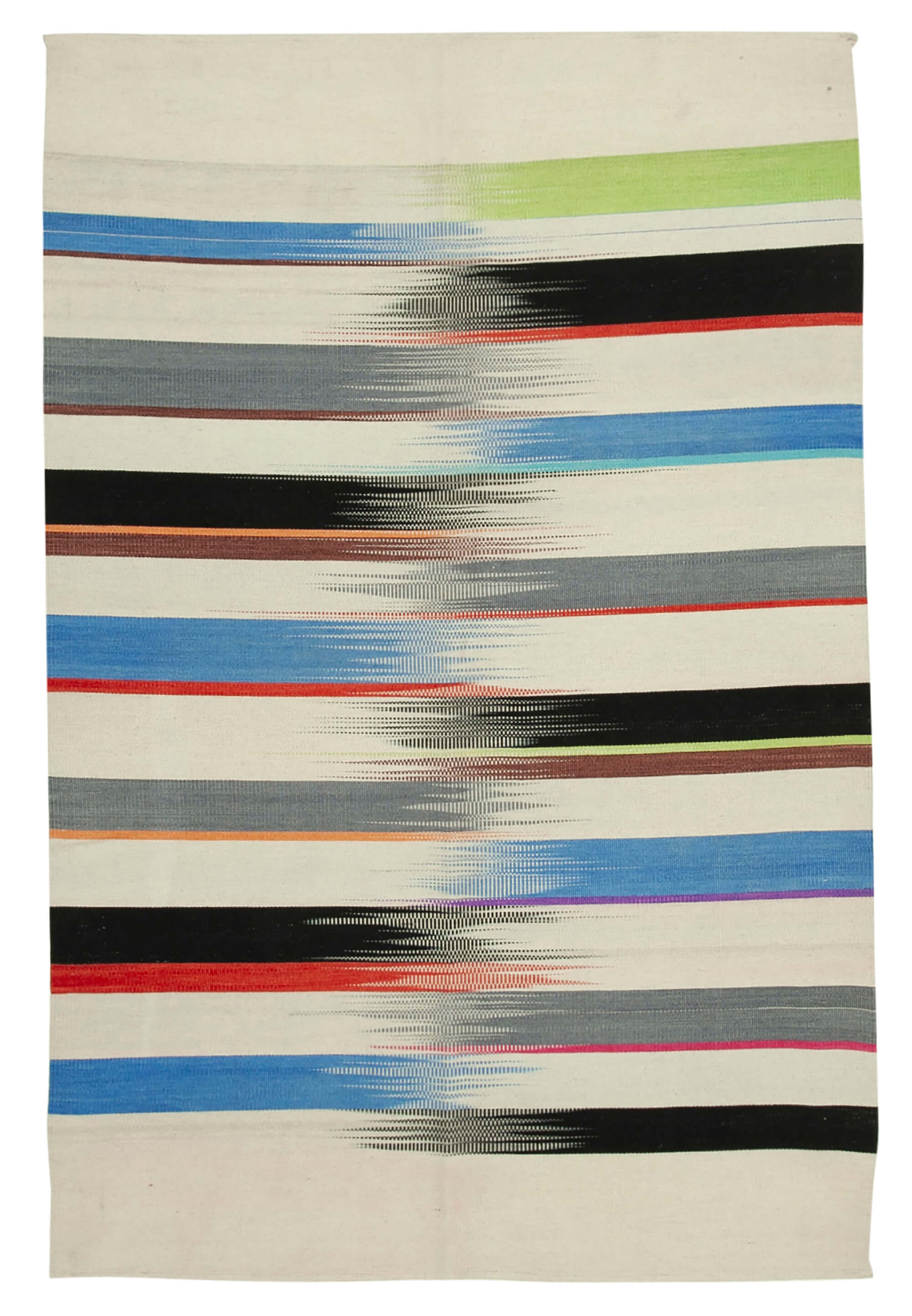 6x9 Multicolor Contemporary Kilim Rug - 37514