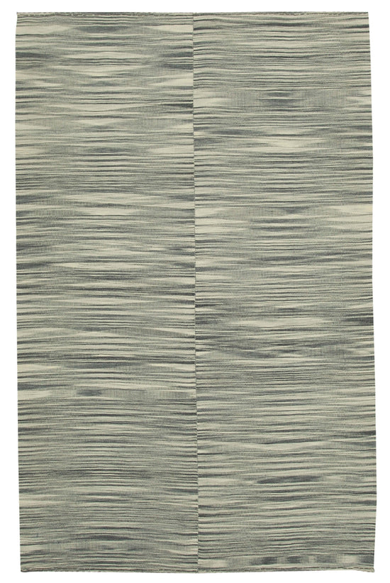 7x10 Beige Contemporary Kilim Rug - 37515