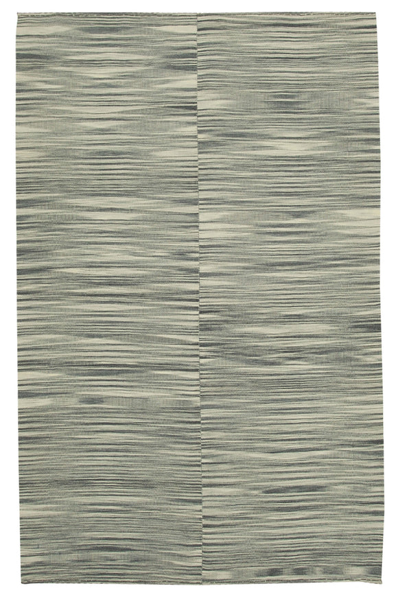 7x10 Beige Contemporary Kilim Rug - 37515