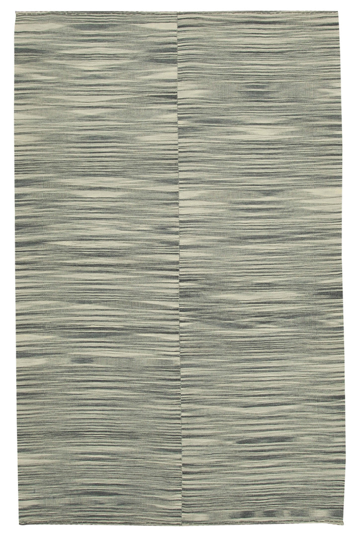 7x10 Beige Contemporary Kilim Rug - 37515