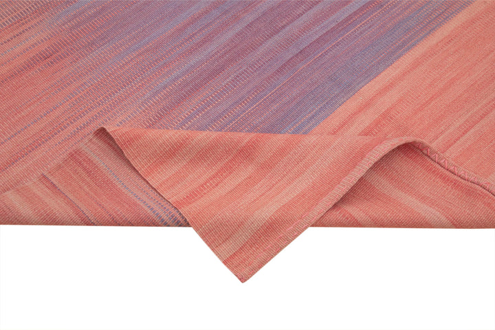 6x9 Pink Contemporary Kilim Rug - 37525