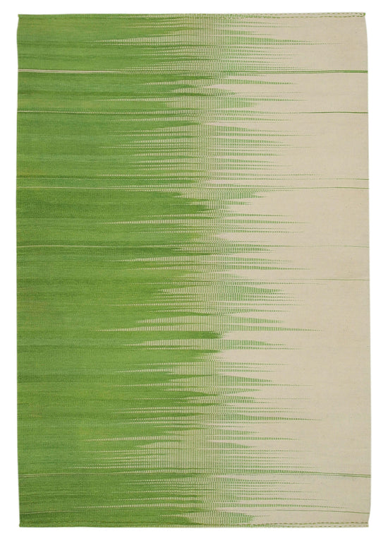 6x8 Beige Contemporary Kilim Rug - 37526