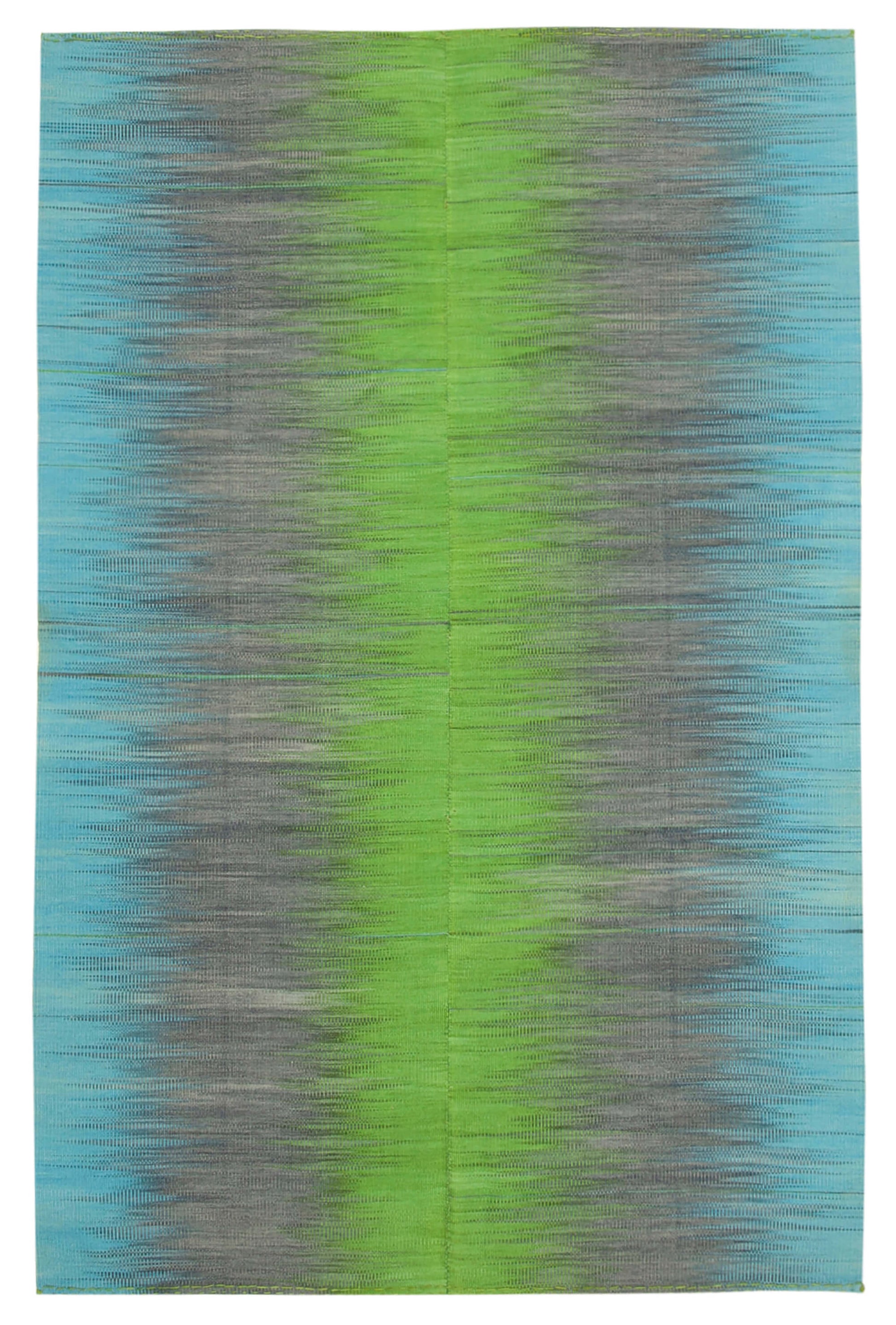 6x10 Multicolor Contemporary Kilim Rug - 37541