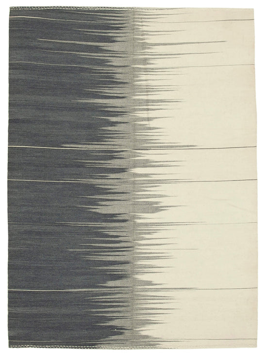 6x8 Beige Contemporary Kilim Rug - 37545