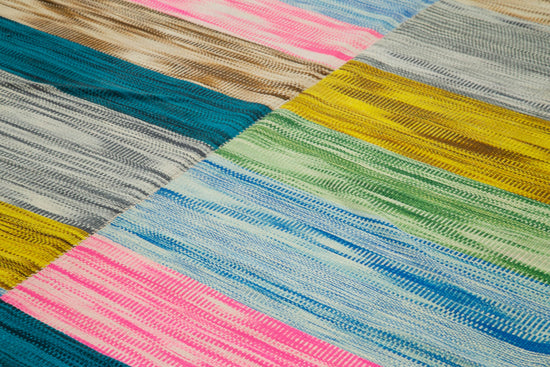 10x13 Multicolor Contemporary Kilim Rug - 37554