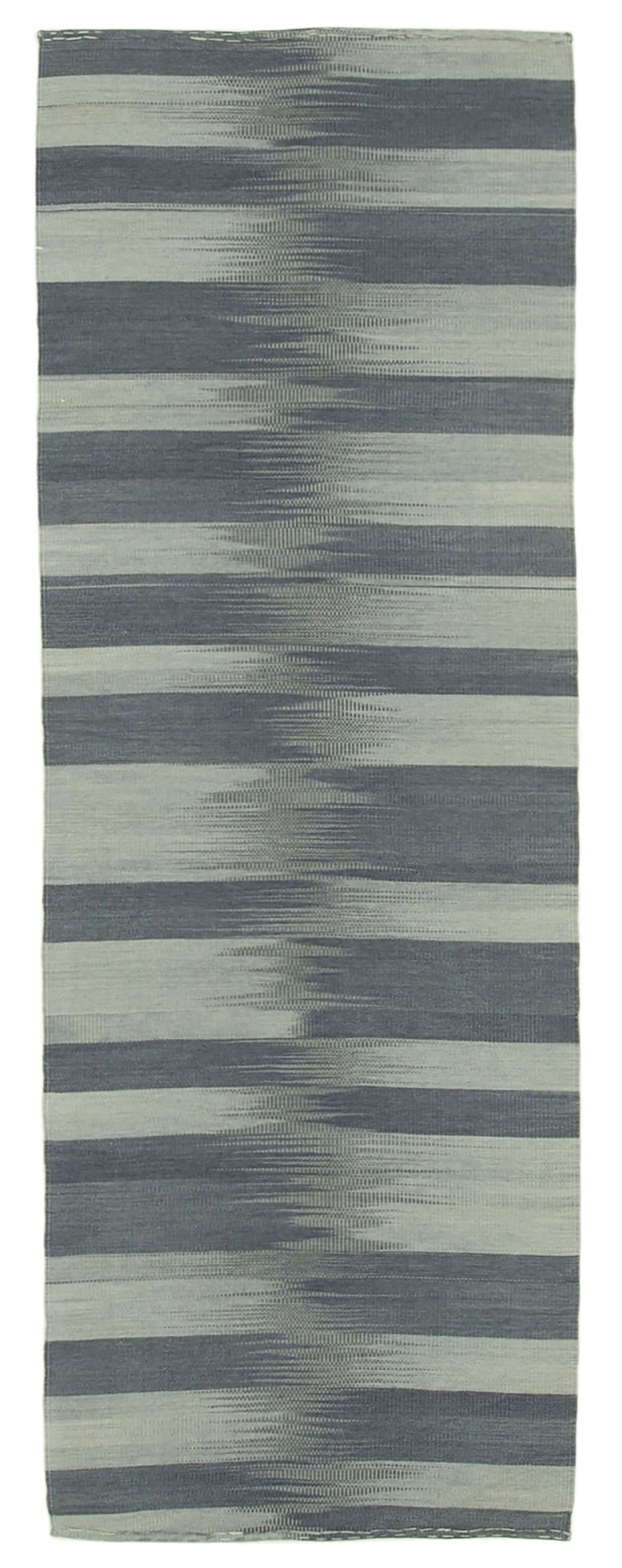 3x10 Grey Contemporary Kilim Rug - 37555