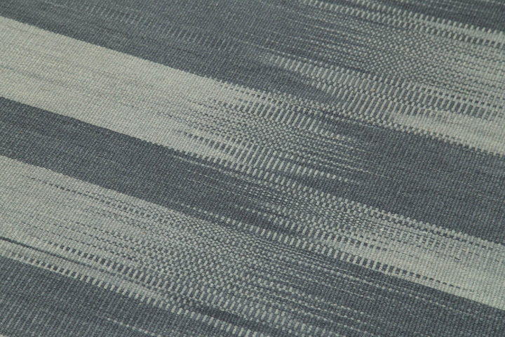 3x10 Grey Contemporary Kilim Rug - 37555