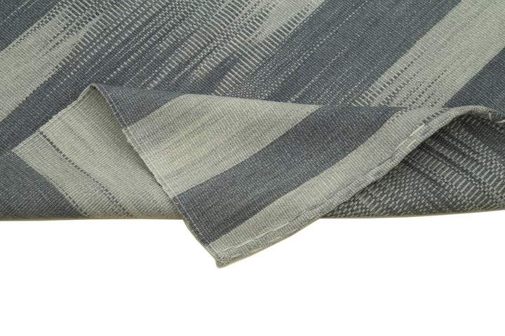 3x10 Grey Contemporary Kilim Rug - 37555