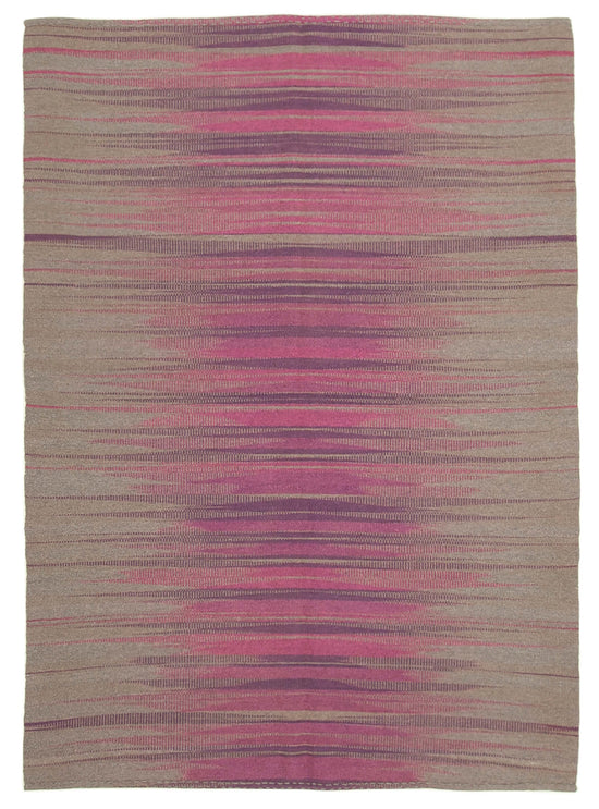 6x8 Purple Contemporary Kilim Rug - 37557