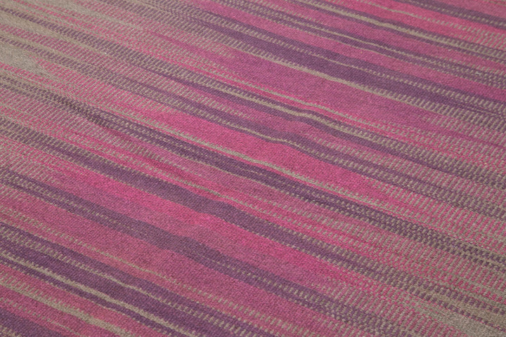 6x8 Purple Contemporary Kilim Rug - 37557