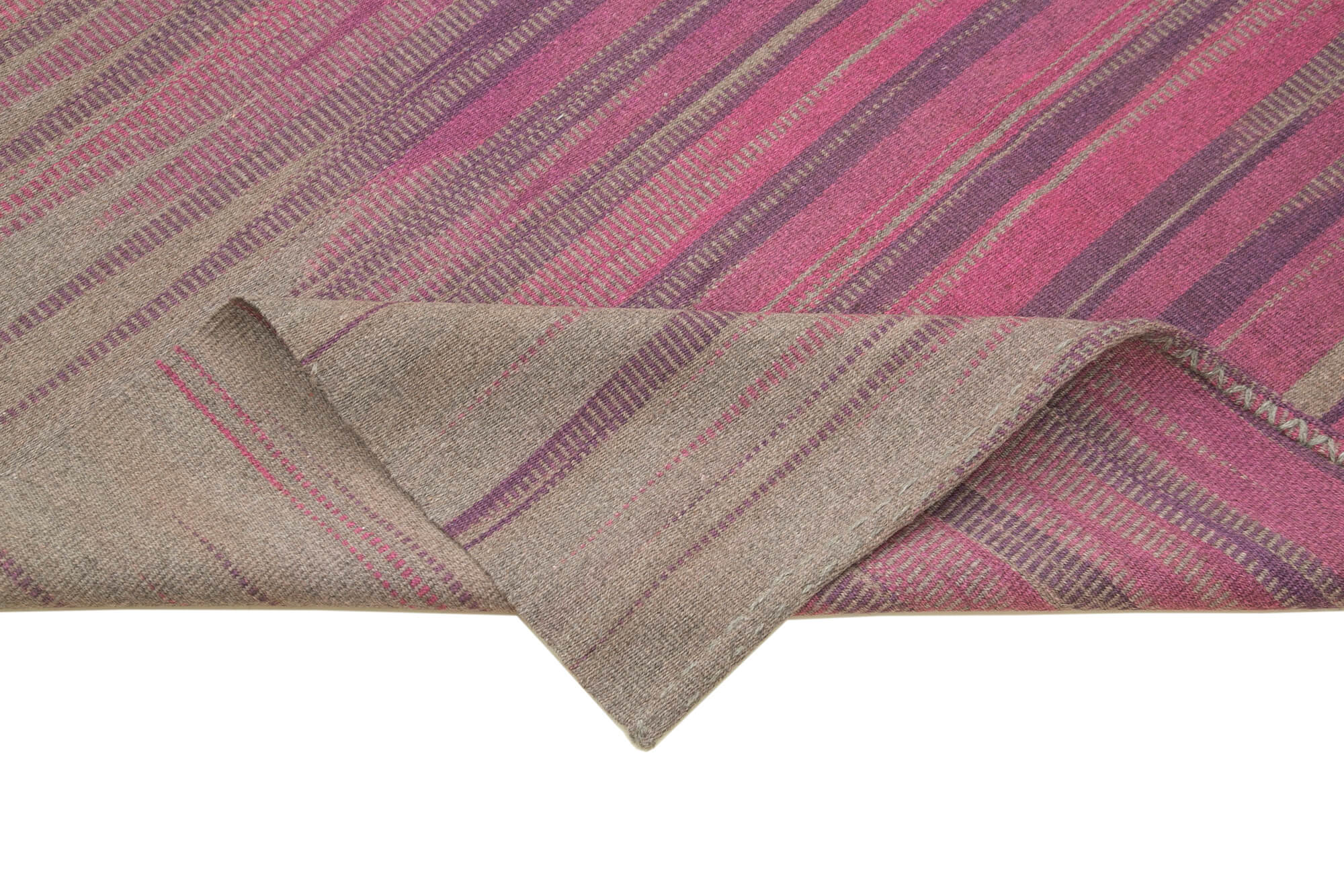 6x8 Purple Contemporary Kilim Rug - 37557