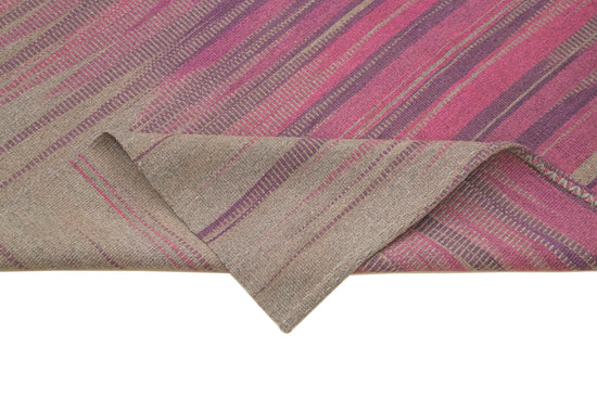 6x8 Purple Contemporary Kilim Rug - 37557