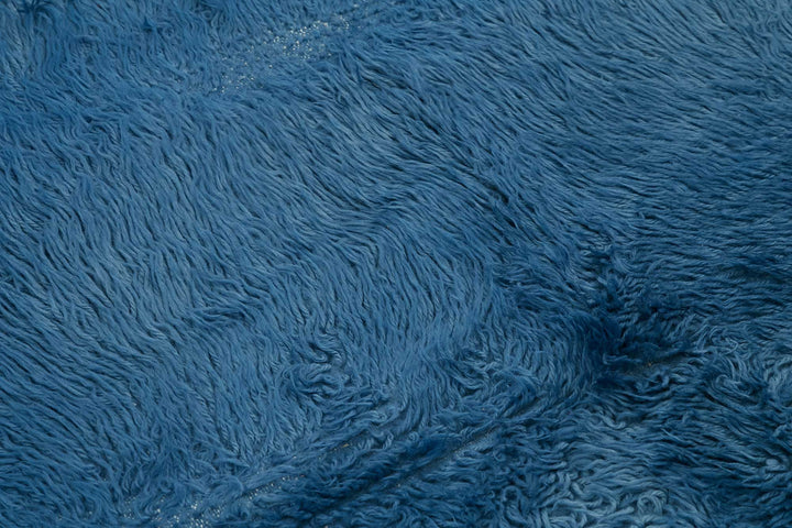 5x5 Blue Vintage Tulu Rug - 37593