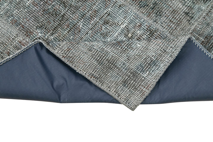 3x8 Grey Patchwork Runner Rug - 37632