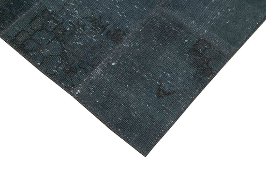 3x7 Grey Patchwork Runner Rug - 37634