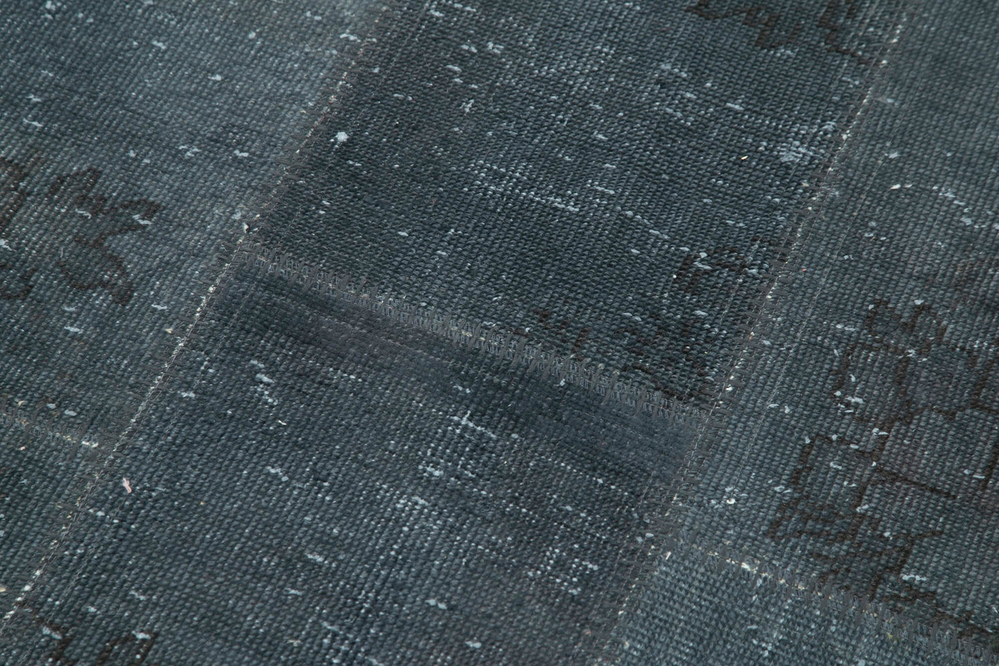 3x7 Grey Patchwork Runner Rug - 37634