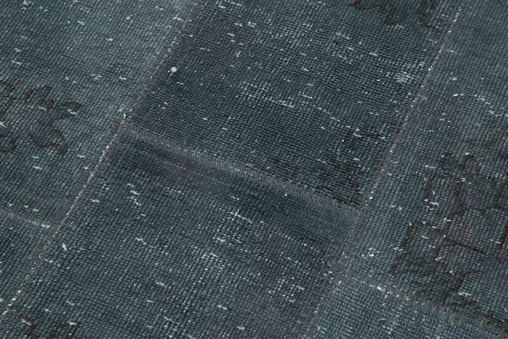 3x7 Grey Patchwork Runner Rug - 37634