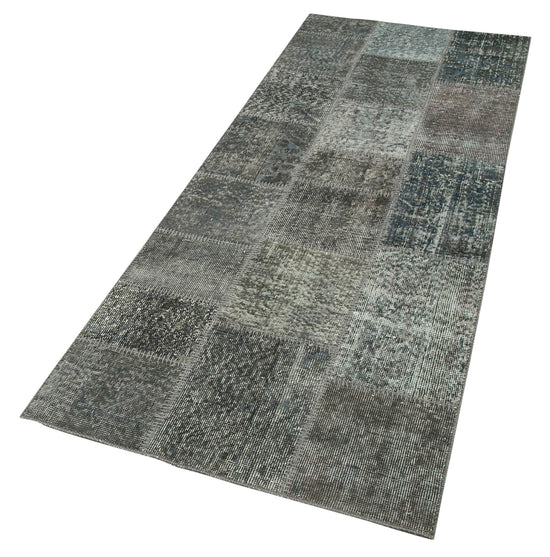 3x7 Grey Patchwork Runner Rug - 37643