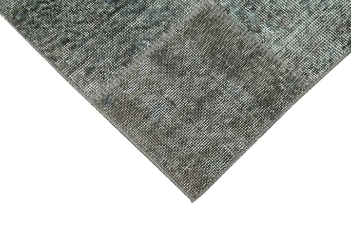 3x7 Grey Patchwork Runner Rug - 37643