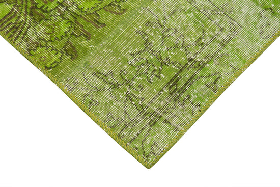 3x10 Green Patchwork Runner Rug - 37660