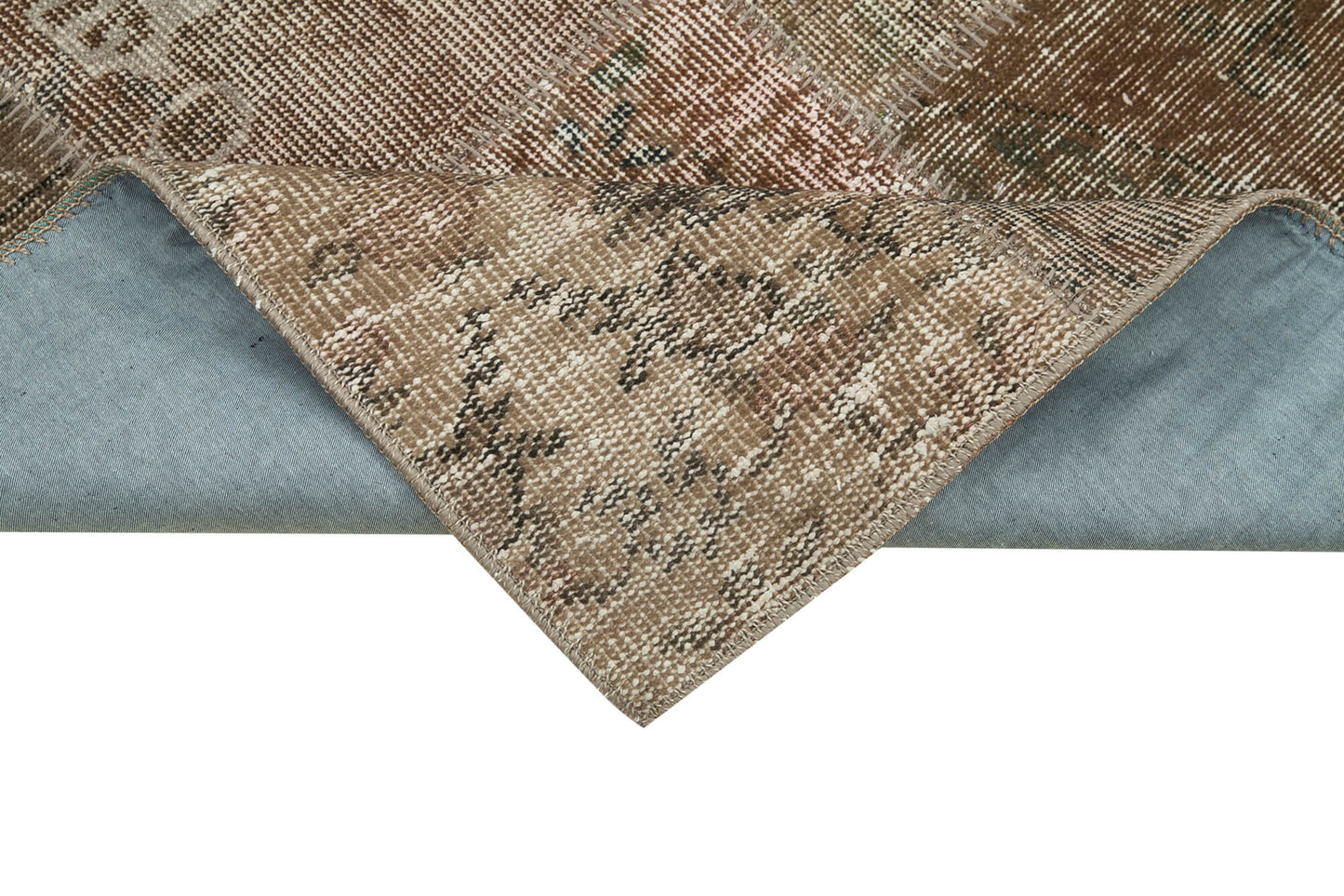 3x10 Brown Patchwork Runner Rug - 37661