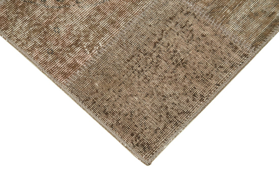 3x10 Brown Patchwork Runner Rug - 37664