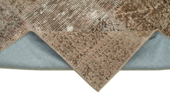 3x10 Brown Patchwork Runner Rug - 37664