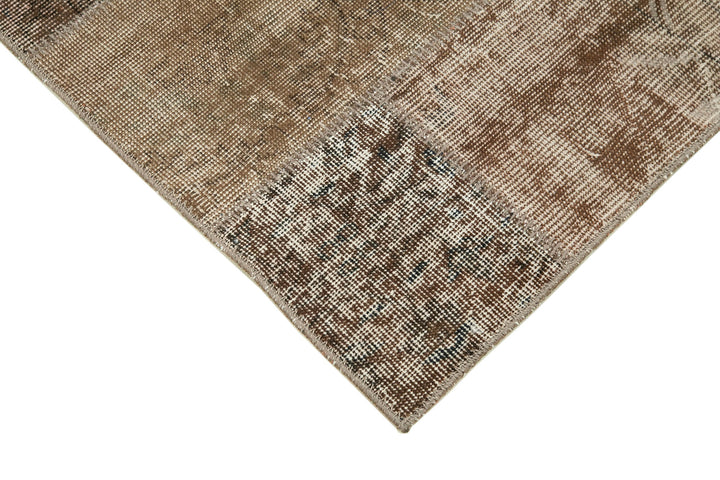 3x10 Brown Patchwork Runner Rug - 37675