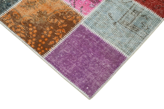 3x10 Multicolor Patchwork Runner Rug - 37696