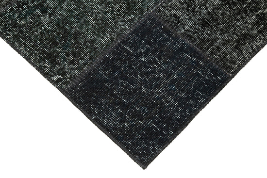 3x10 Black Patchwork Runner Rug - 37705
