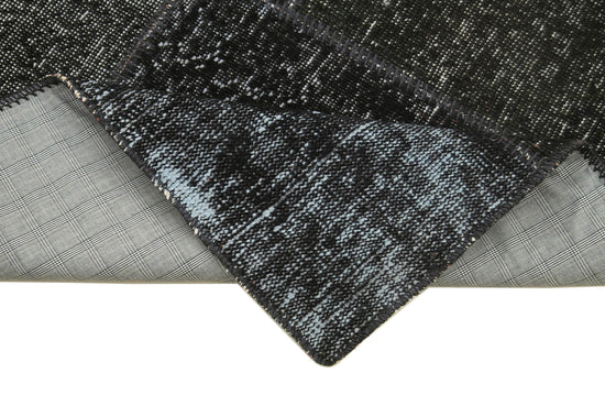 3x10 Black Patchwork Runner Rug - 37708