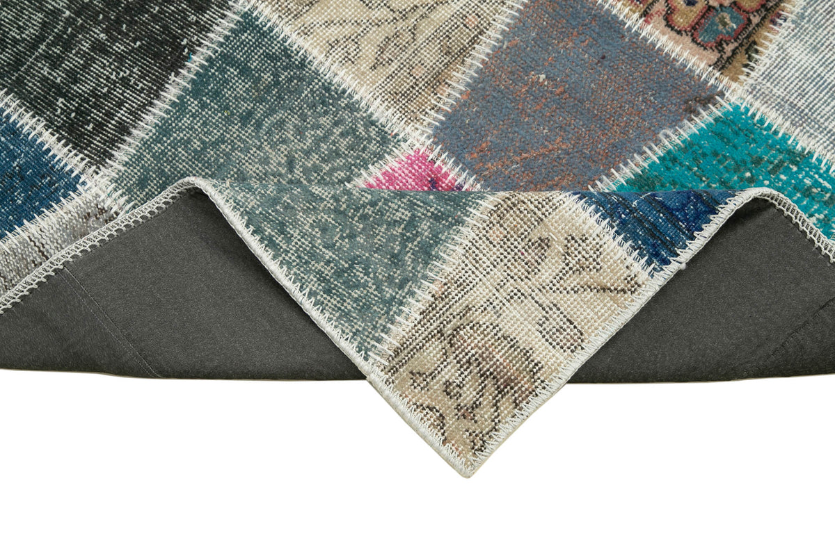 3x10 Multicolor Patchwork Runner Rug - 37715