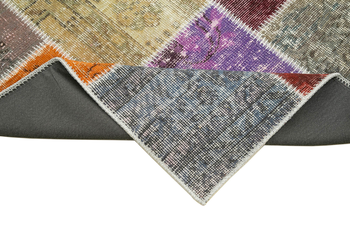 3x10 Multicolor Patchwork Runner Rug - 37717