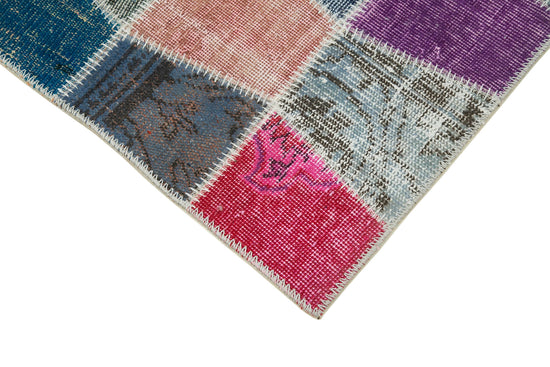 3x10 Multicolor Patchwork Runner Rug - 37721