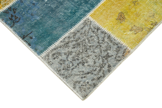 3x10 Multicolor Patchwork Runner Rug - 37731